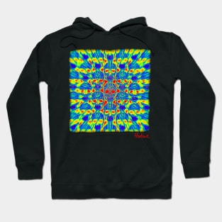 Skulls Rainbow Zoom by Blackout Design Hoodie